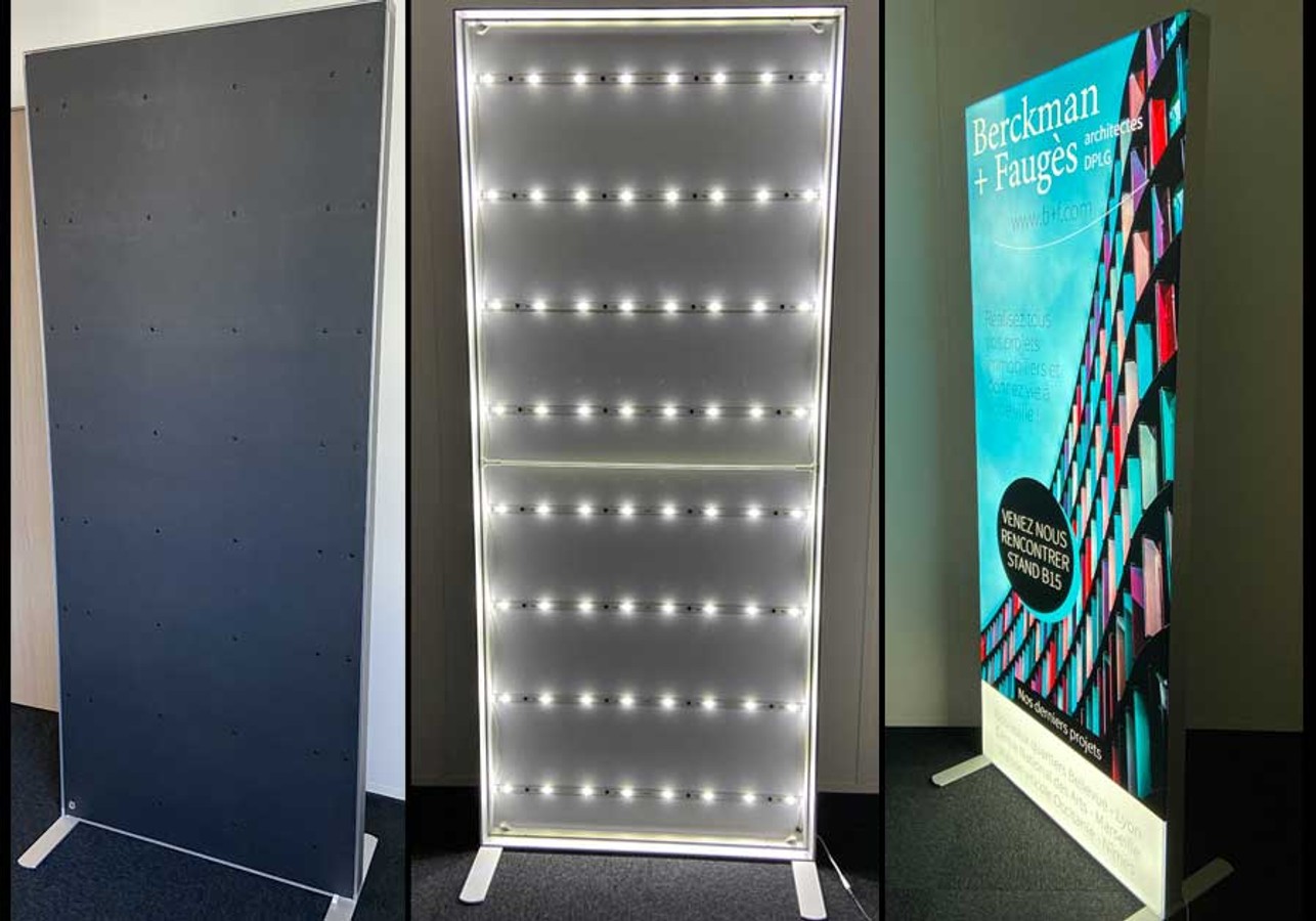 Totem lumineux led