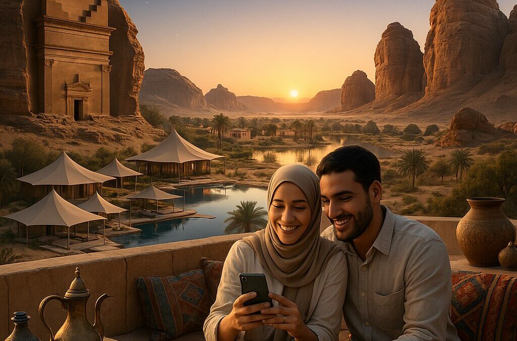 Tourists for AlUla and Hegra