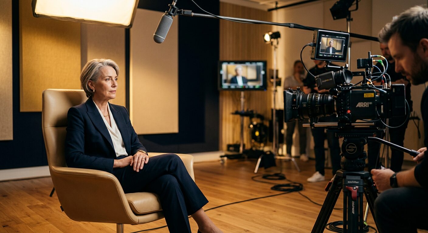 Tournage interview corporate HC Agence 360°, production audiovisuelle premium pour PMI/PME